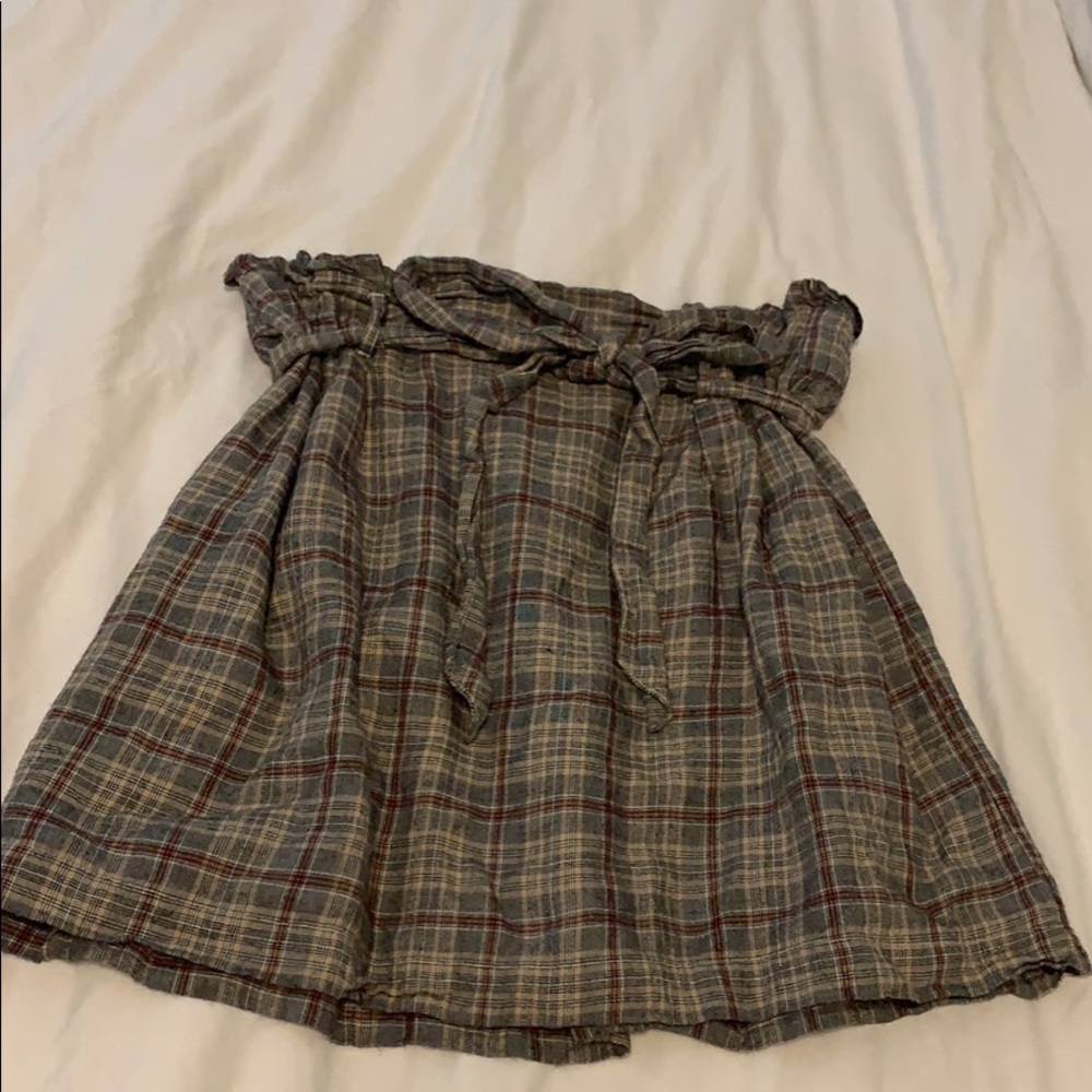 Scrunch tie skirt
